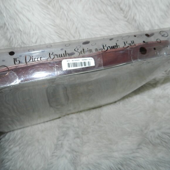 Beauty treats Pro 15 Piece Brush Set + Brush Belt Case Gold Set🆕FAST🏃🏻💨⚡🚚 - Picture 14 of 16